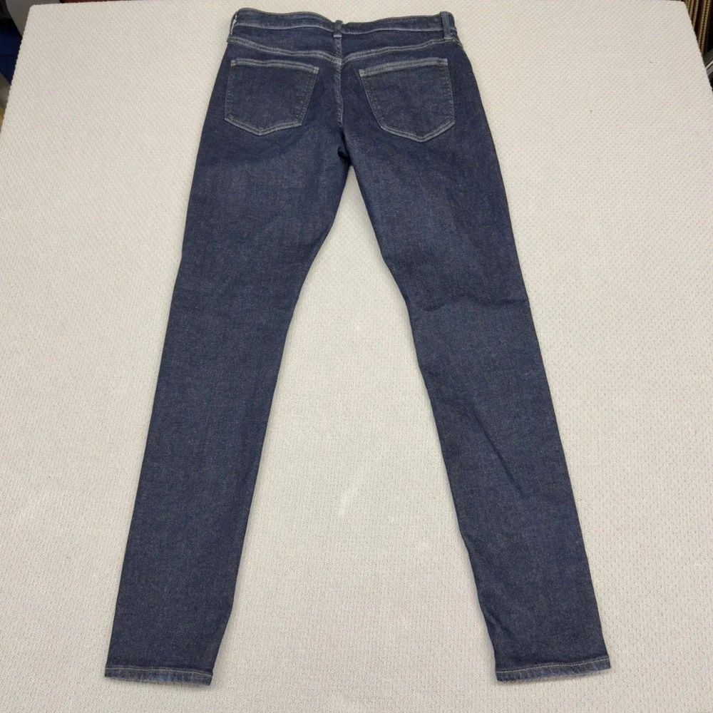 Uniqlo Jeans Mens 32x34 Dark Wash Indigo Slim Stretch Denim Pants Casual